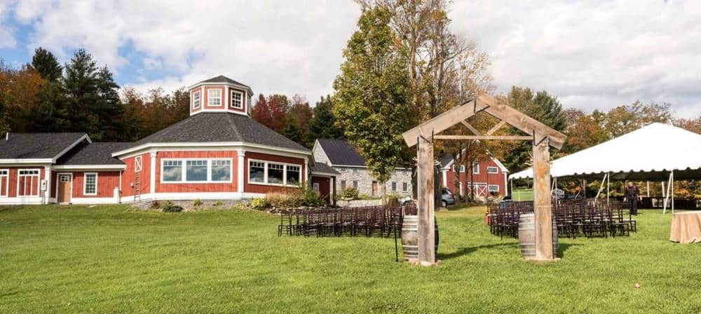 The Inn at Grace Farm & Wedding Barn in Fairfax, VT, exterior view